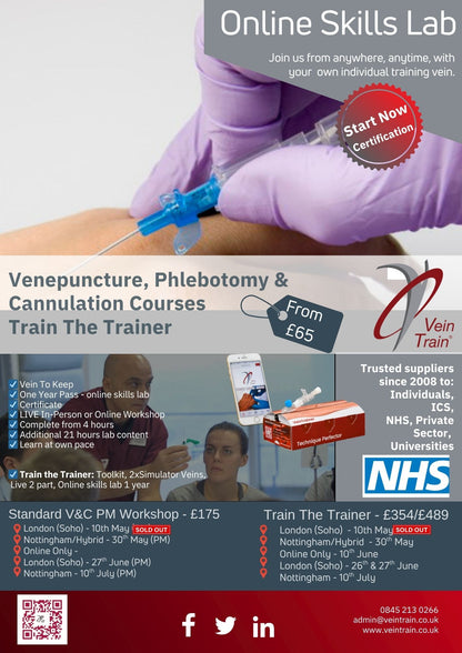 TT3 - Trainer Halo Taster: Course,  10 Veins and 10 Elearning